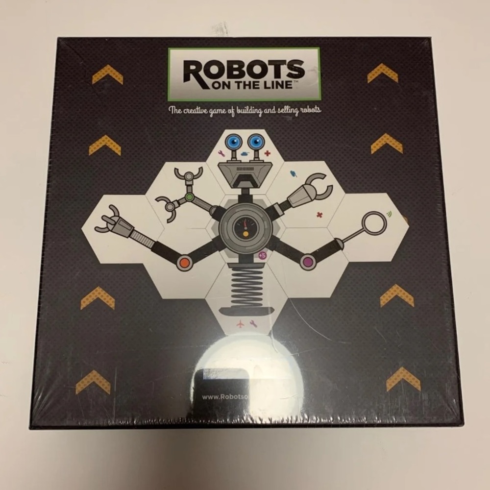 Robots on the Line Board Game NWT